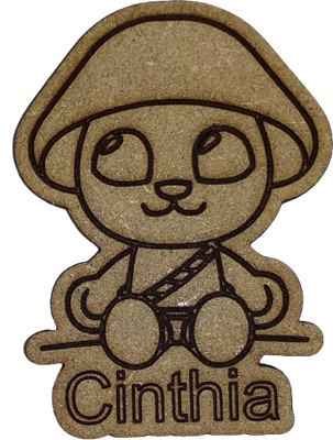 Magnet - Smurf Cat personnalisable